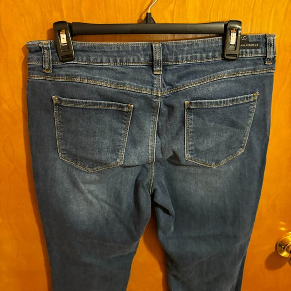 LC Lauren Conrad Womens‎ Dark Wash Mid Rise Super Skinny Jeans Sz 10 - Picture 10 of 14